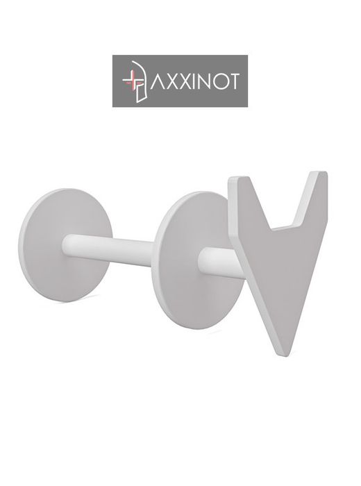 Крючок V-образный Axxinot для радиатора с квадратным или прямоугольным профилем трубы