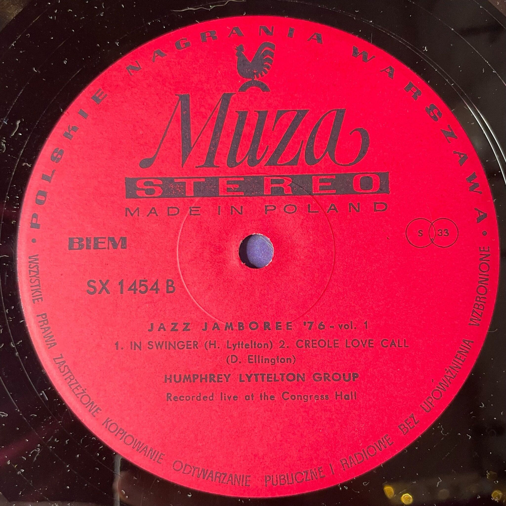 Винтажная виниловая пластинка LP Сборник Jazz Jamboree 76 (Vol. 1) (Польша 1976)