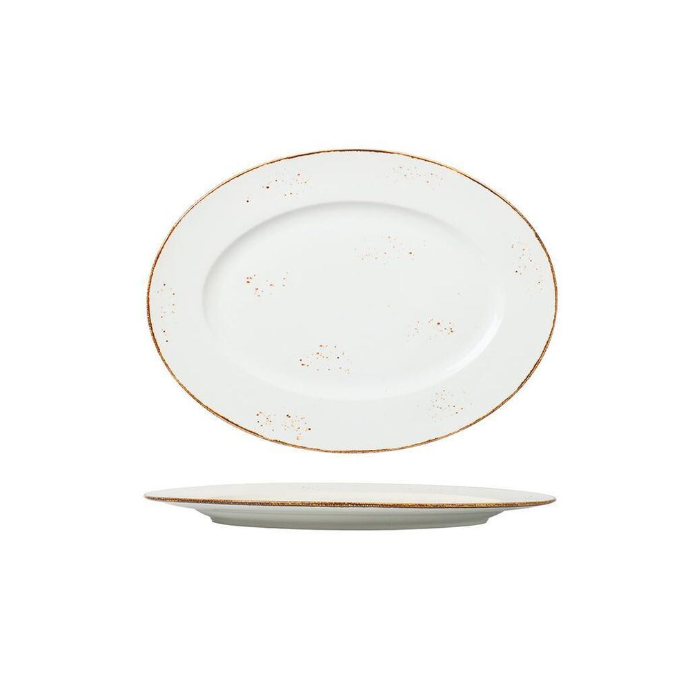 Блюдо овальное 30*22,5 см h2,2 см   Noble [1]