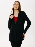 Пиджак вязаный, кардиган на пуговице.