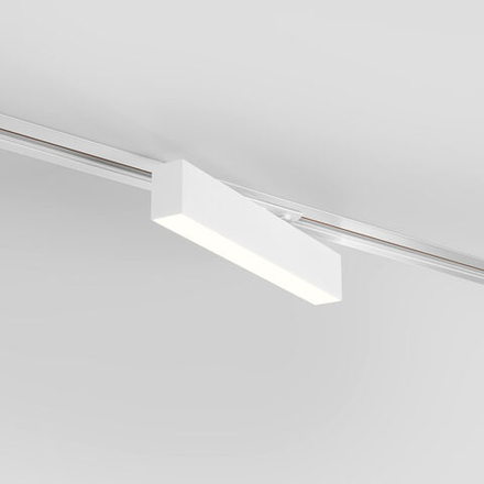 Трековый светодиодный светильник для однофазного шинопровода X-Line 10W 4200K белый матовый X-Line белый матовый 10W 4200K (LTB53) однофазный