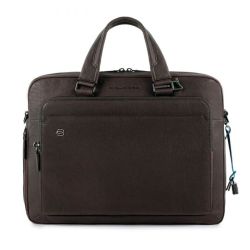 Сумка мужская Piquadro Black Square темно-коричневая кожа (CA4027B3/TM)