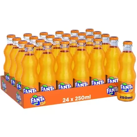 Fanta 0.25л *24 шт безалкогольный стекло