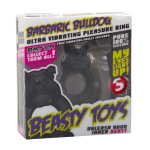 Чёрное виброкольцо на пенис Barbaric Bulldog