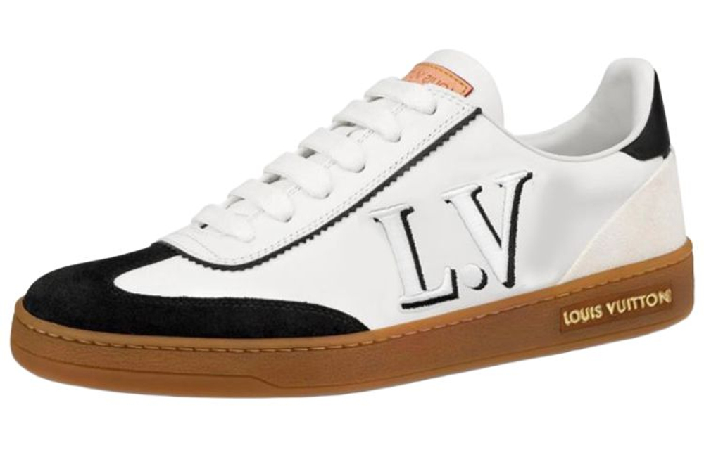 LOUIS VUITTON Lv Frontrow Sports Shoes Black/White Women"s