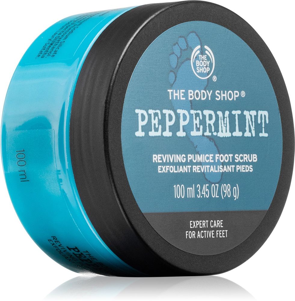 The Body Shop скраб для ног Peppermint