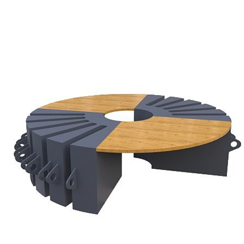 Велопарковка-скамейка Round-B