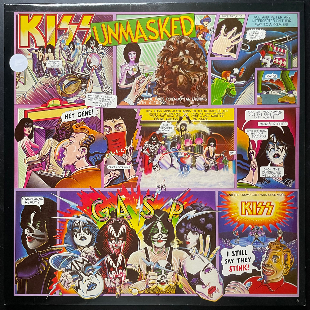 Kiss - Unmasked (Скандинавия 1980г.)