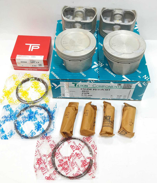 Поршни Teikin с кольцами TP +0.50 4B12