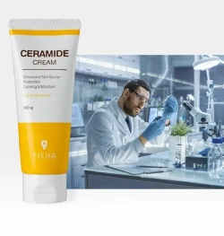 TISHA Успокаивающий увлажняющий крем с керамидом- 24-Hour Skin Barrier Improvement Ceramide Cream ,100 г