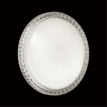 2036/DLN PALE SN 197 Светильник пластик/белый/прозрачный LED 48Вт 3000/4000/6000K D400 IP43 CCT BRISA