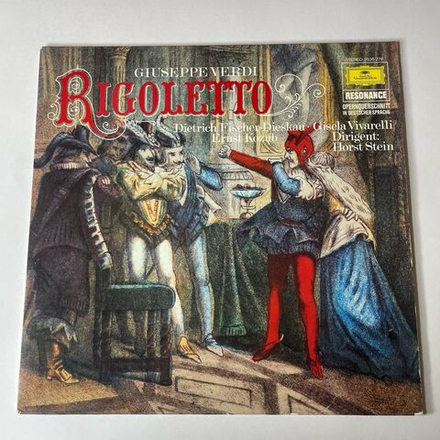 Винтажная виниловая пластинка LP Опера Джузеппе Верди Риголетто Giuseppe Verdi Rigoletto (Германия 1977)
