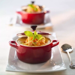 STAUB Кокотница 12 см чугунная 400 мл серая