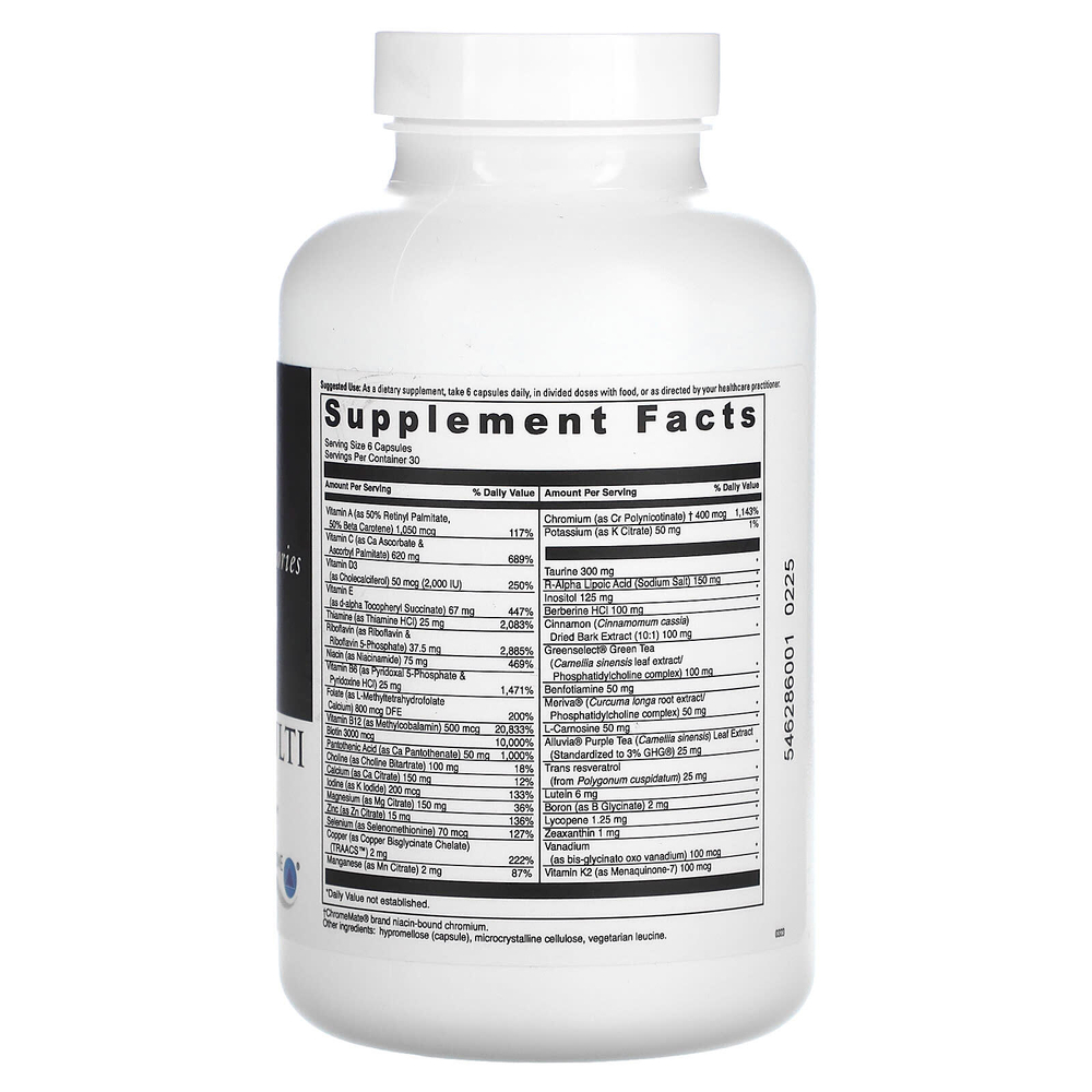DaVinci Laboratories, Metabolic Multi, 180 капсул