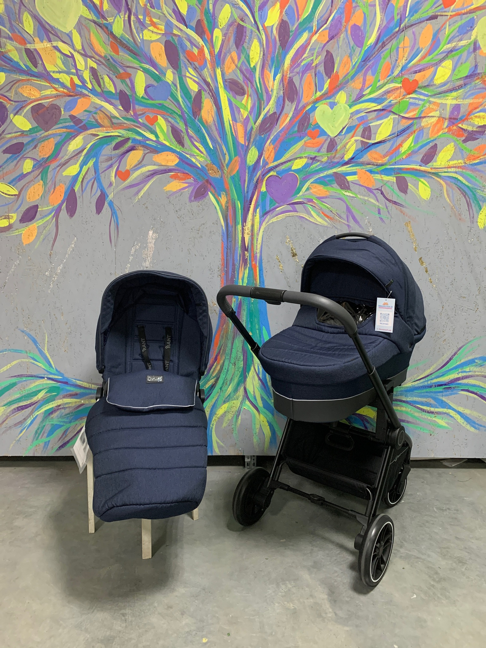 Коляска детская "FLEX Trends" (2в1) RA062 Blue jeans