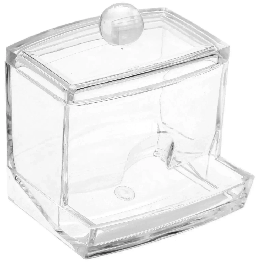 Органайзер для ватных палочек «ФАНТЕНЕГРО», прозрачный, 9*7*9см