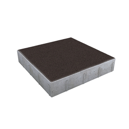 Тротуарная плитка КВАДРАТ 500х500 мм - Гранит Коричневый