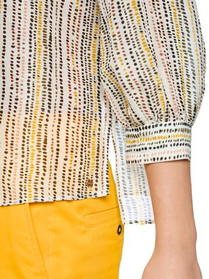 Marc Cain Блуза из смеси льна и шелка