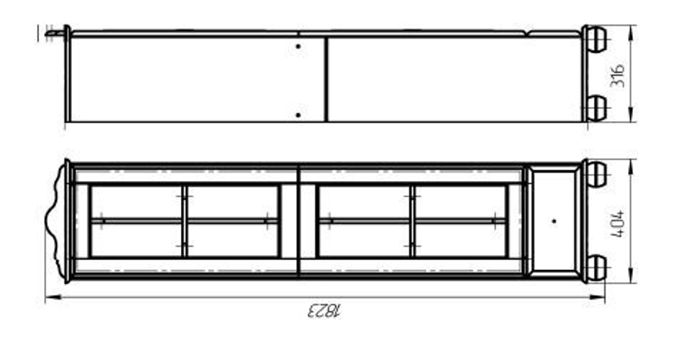 ФУРНИТУРА Шкаф витрина Бритта однодверная