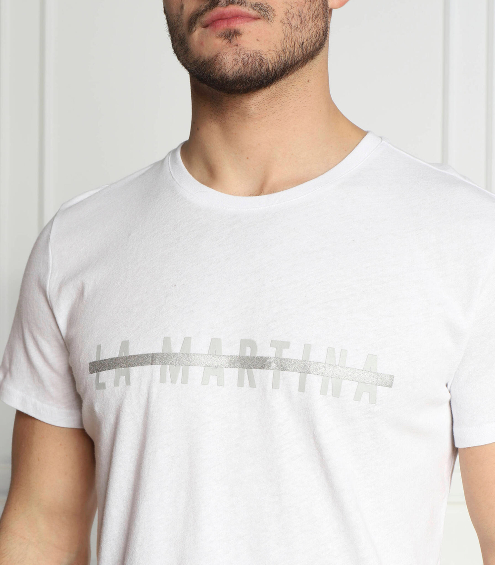 футболка La Martina - белый(VMR302 JS357)