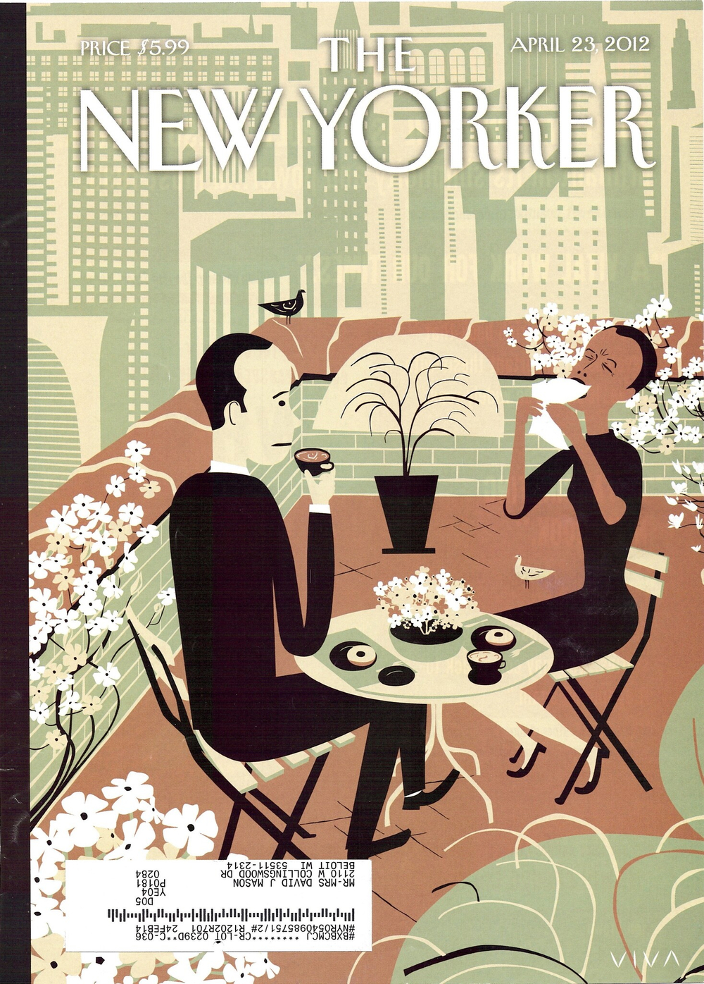 Журнал The New Yorker 23-04-2012, обложка