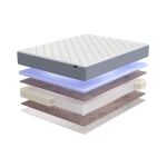 Матрас BuySleep, 18 см, средняя жесткость, независимые пружины