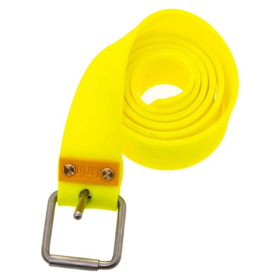 Грузовой ремень силиконовый с марсельской пряжкой Marlin Желтый