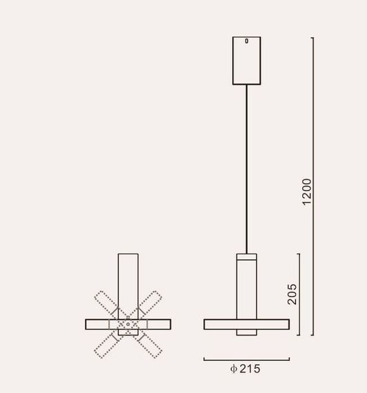 Подвесной светодиодный светильник Romatti Cullinan Capellu PD11135Q