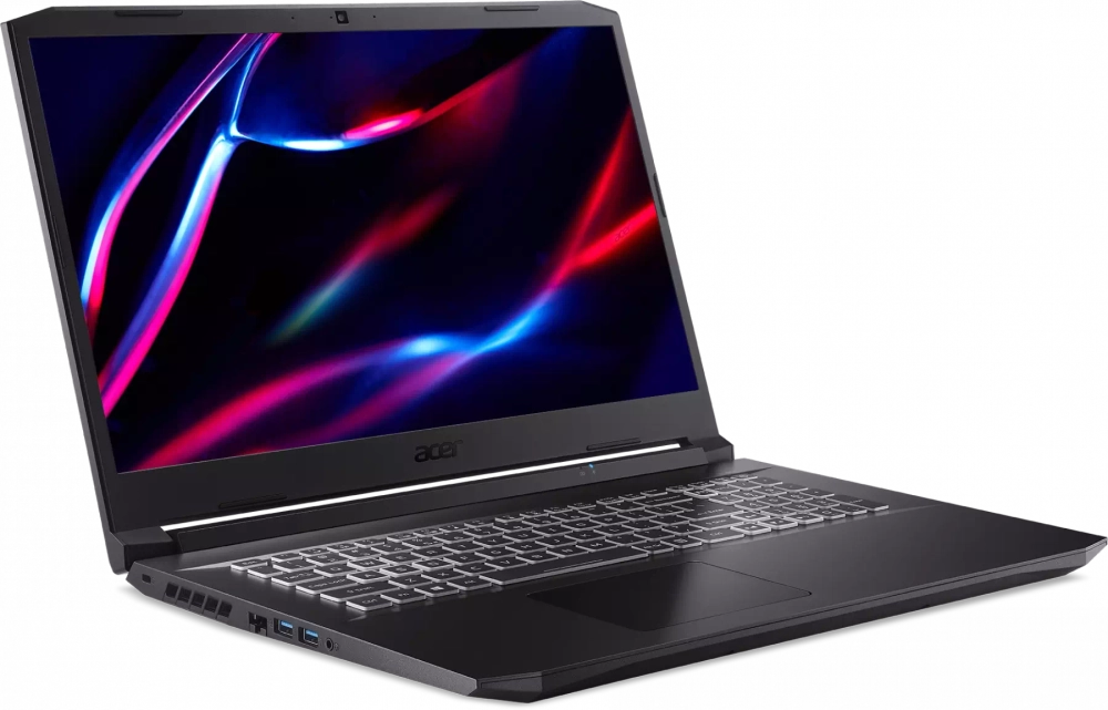 Ноутбук Acer Nitro 5 AN517-41-R9LM (NH.QARER.00G) Ryzen 7 5800H 16Gb SSD1Tb NVIDIA GeForce RTX 3060 6Gb 17.3" IPS FHD (1920x1080) WiFi BT Cam Windows 11 black