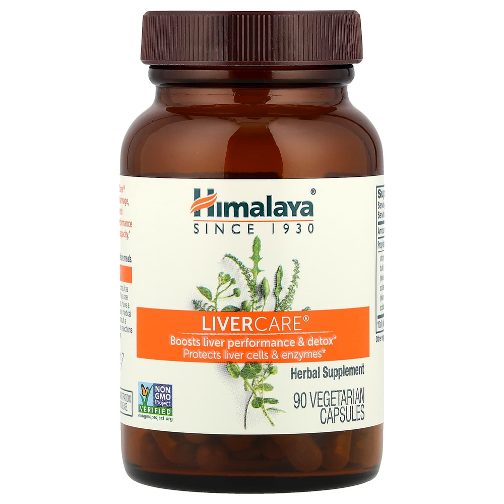 Himalaya, LiverCare®, 90 вегетарианских капсул