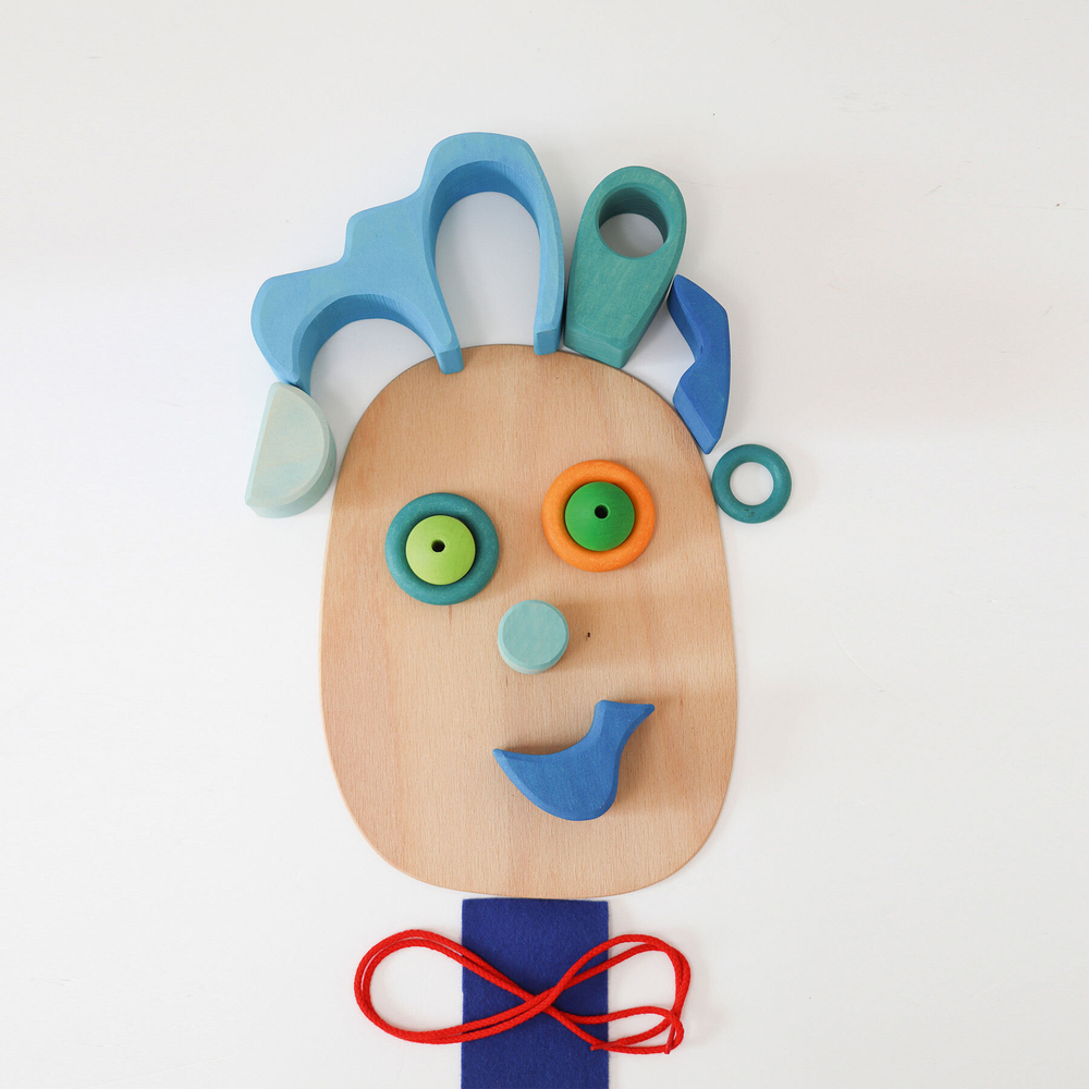 Деревянный сюжетный игровой набор "У воды"