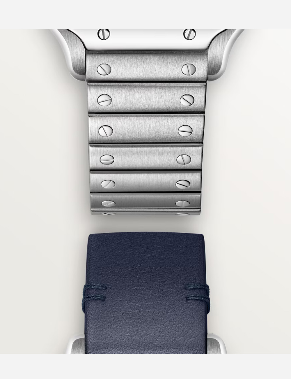 Наручные часы Cartier Santos Silver S