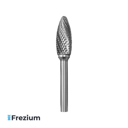 Борфреза по металлу "TCE" (12x6x32x76; SH 5 -6; Форма H)