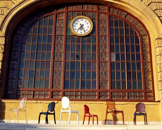 Стул Elizabeth прозрачный янтарный