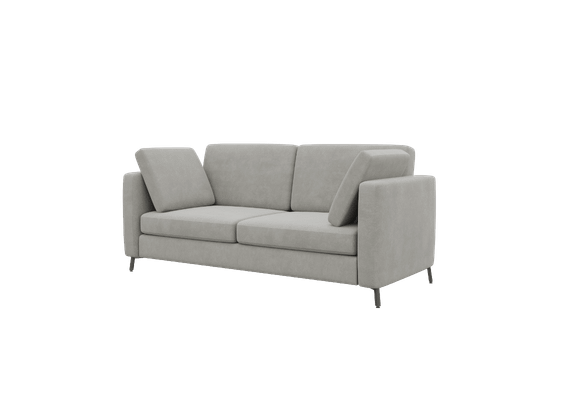 Brasco Диван двухместный BRS-2 Timeless 04/Металл Черный 1800*800*840