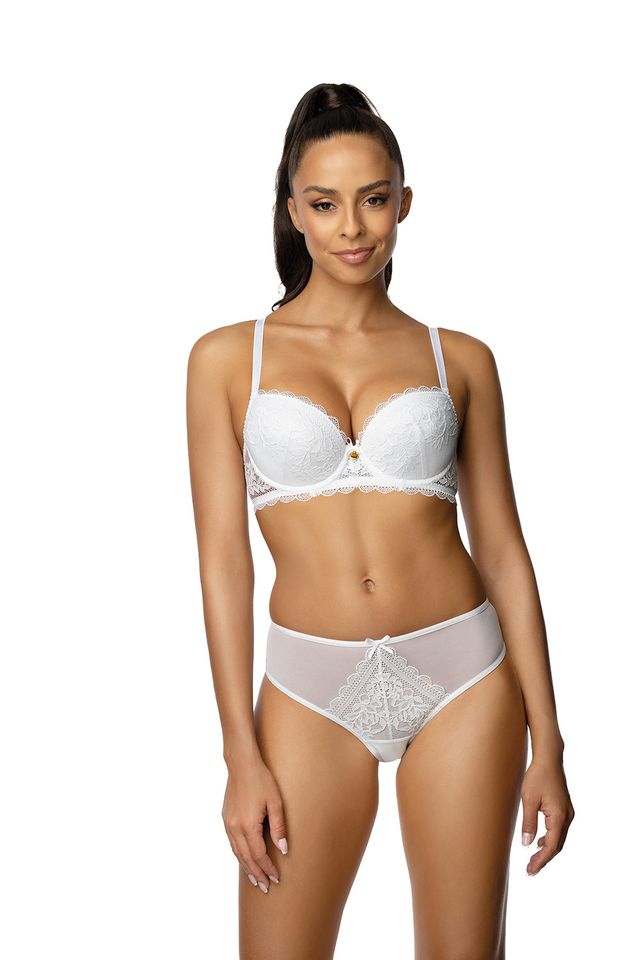 Кружевной бюстгальтер Estelle на каркасах белый