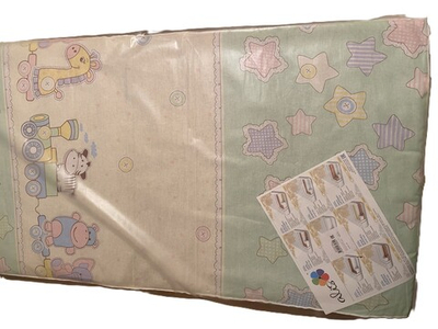 Матрас в детскую кроватку "Садко", размеры (120/60/12 см) двусторонней жесткости (1.сторона- бикокос, 2.сторона- синтетический наполнитель, верх -съемный чехол из бязи)