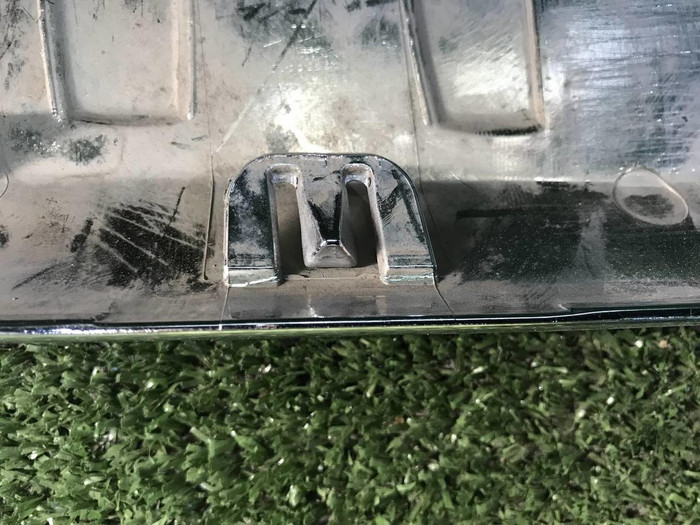 Накладка заднего бампера Mercedes GL X166 (2012-2016)