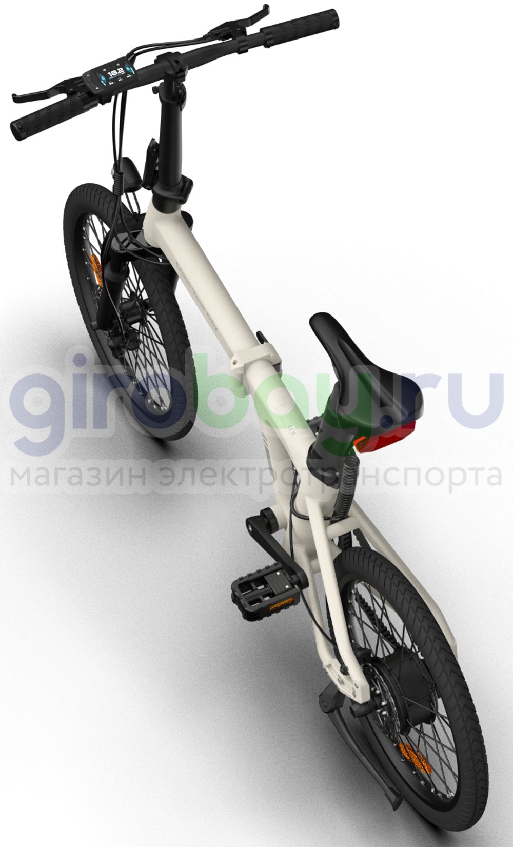 Электровелосипед ADO A20S LITE (36V/9,6Ah) - Слоновая кость фото №6