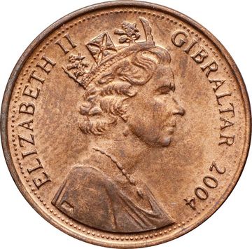 1 пенни 2004 Гибралтар «300 лет захвату Гибралтара»