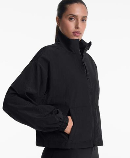 Oysho Спортивная куртка, черный
