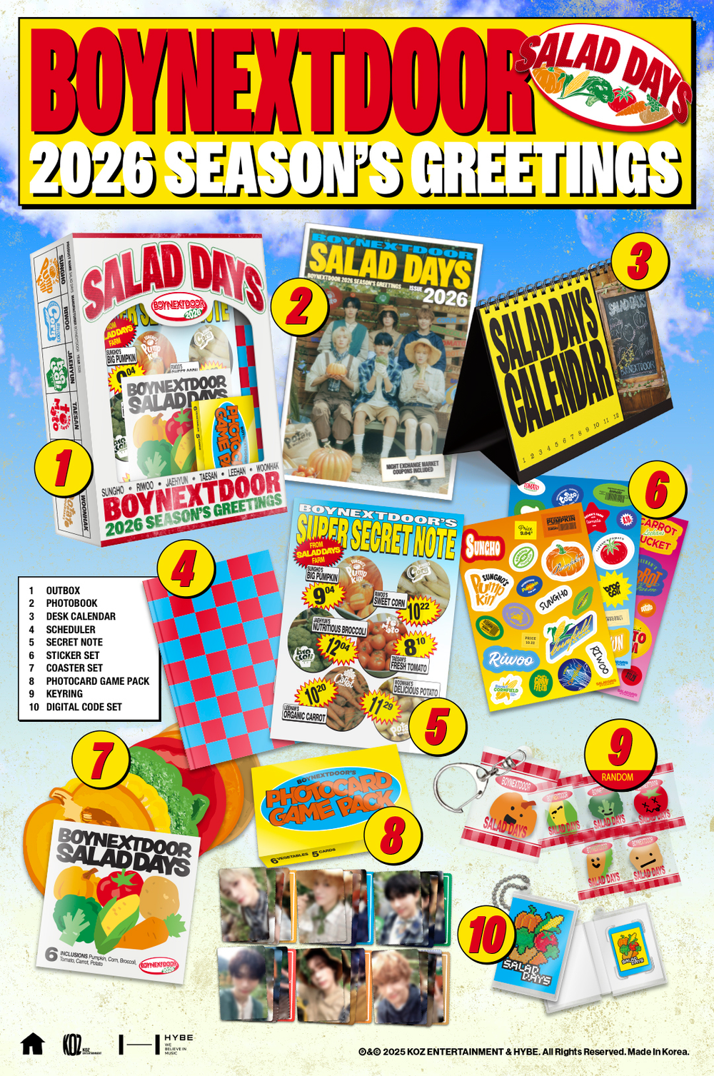 Набор BOYNEXTDOOR - 2026 SEASON’S GREETINGS