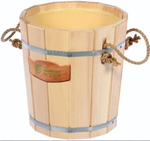Запарник 12 л, «Банные штучки» с пластиковой вставкой, липа