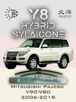 Щетки стеклоочистителя HUOYE Y8 550/500 мм на Mitsubishi Pajero | Hook/J-Hook