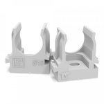 Крепеж-клипса для труб для п/м серая d16 мм (Промрукав)