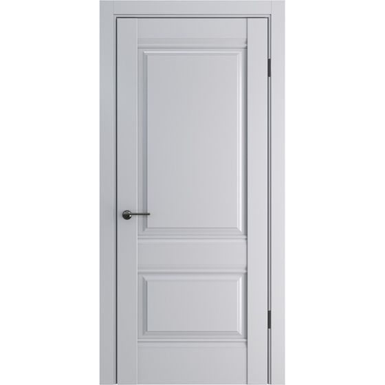 Межкомнатная дверь экошпон ДП 51 silver gray