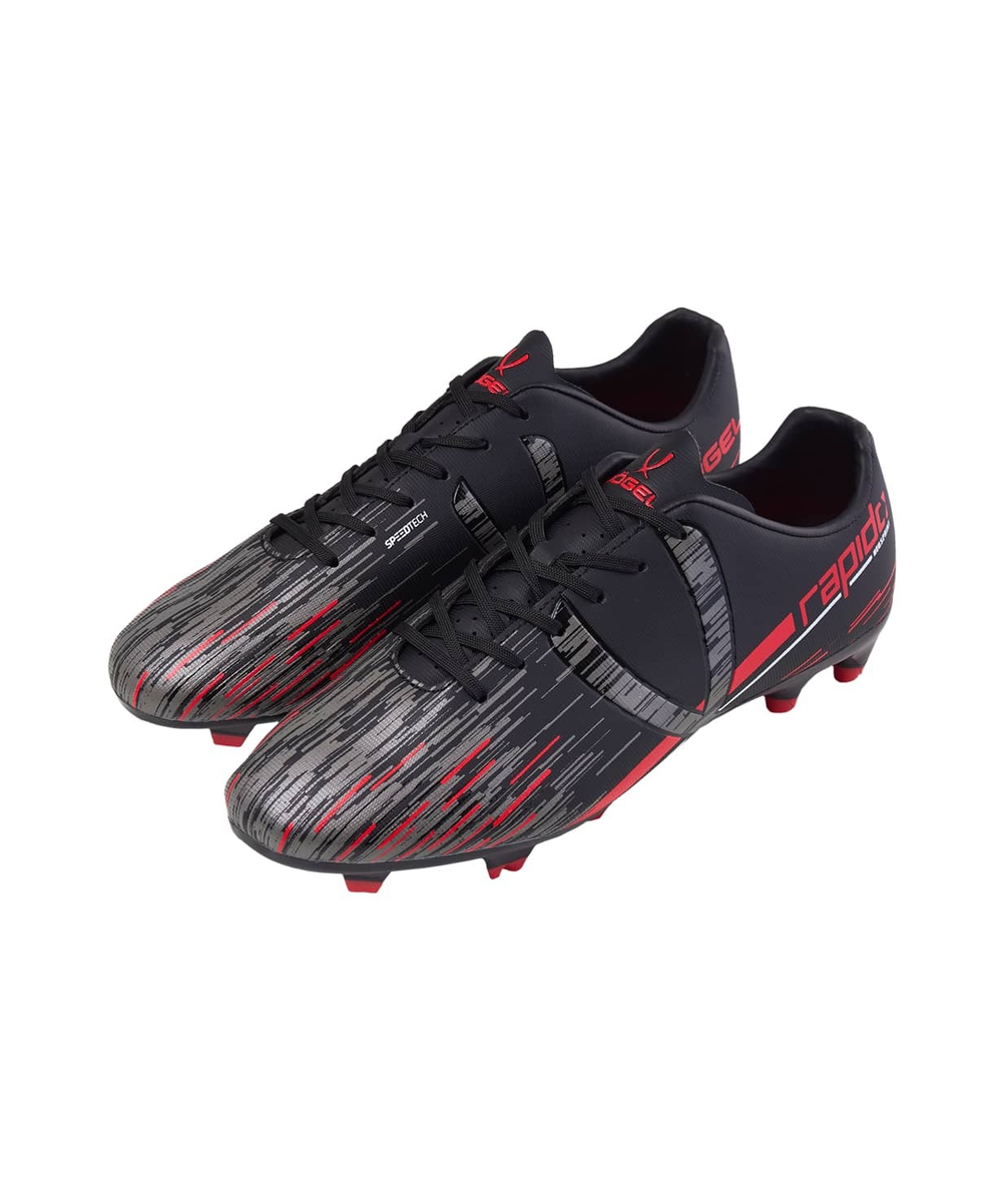 Бутсы футбольные Rapido FG Black/grey, детский