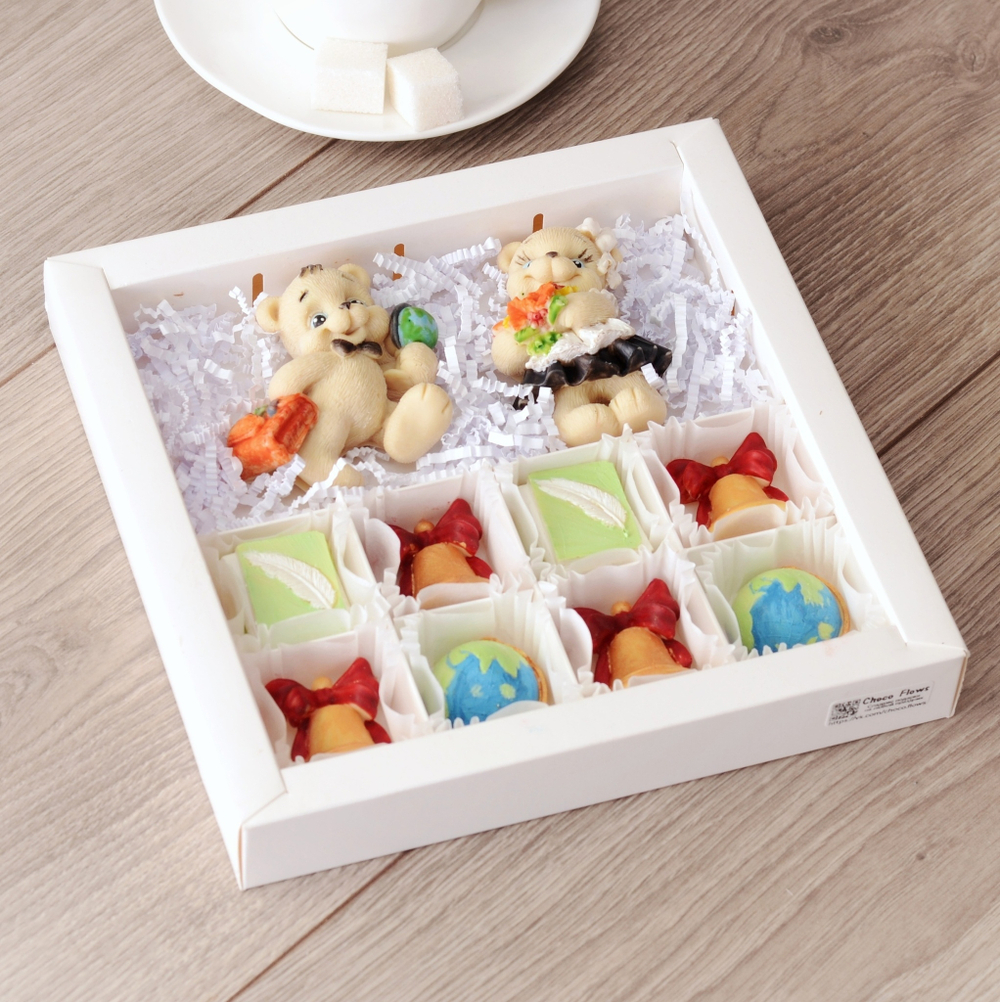 Набор "Мишки-школьники"