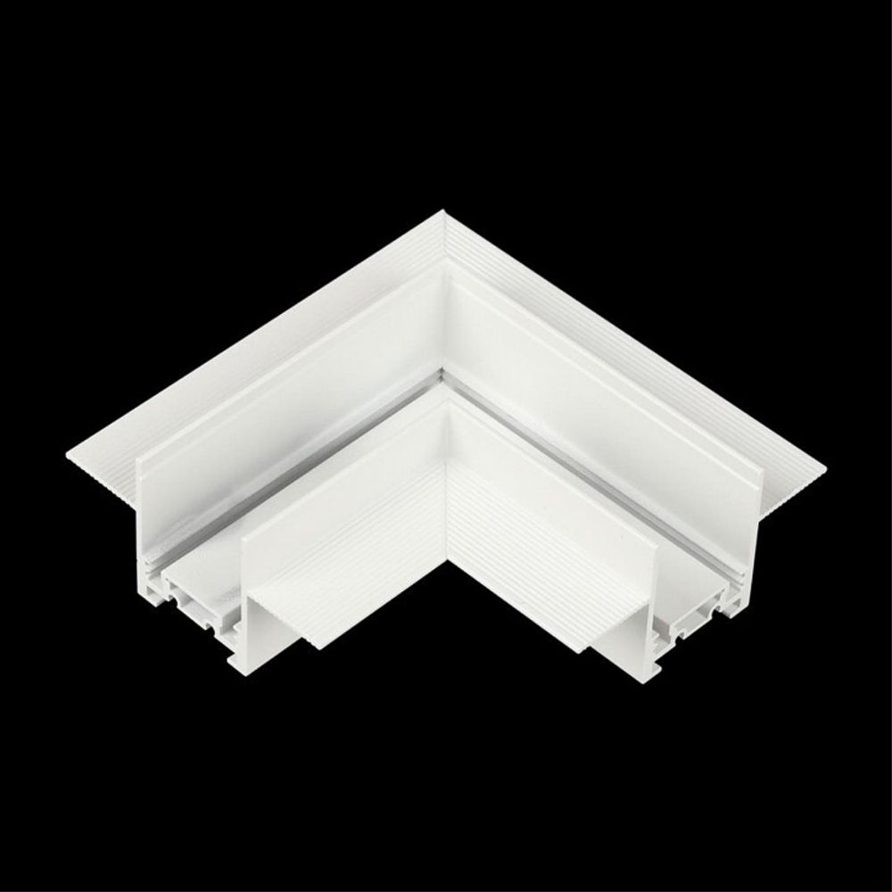 Соединитель угловой L-образный для треков встраиваемых Aployt Magnetic track 48 APL.0182.10.04