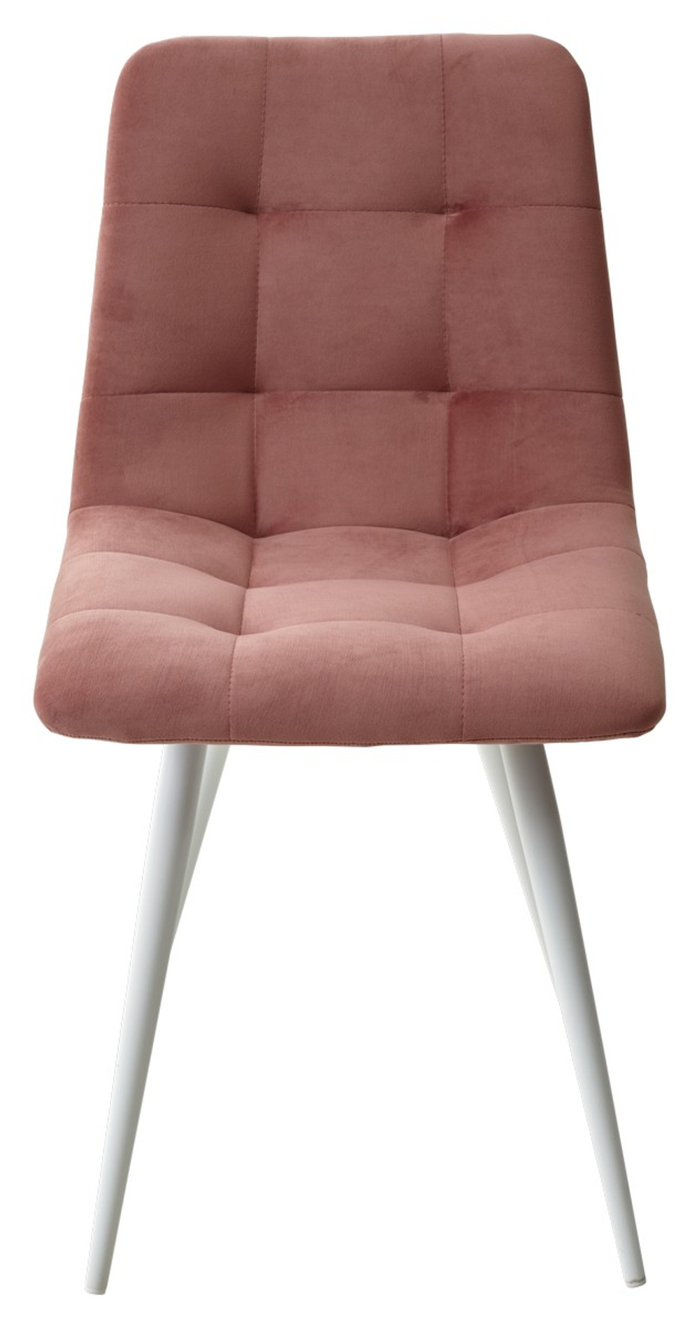 Стул М-City DISAUR Chilli-Q Розовый 15, Велюр, Белый каркас, 4 шт.